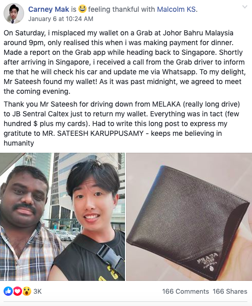 Facebook/Carney Mak What a wonderful man.